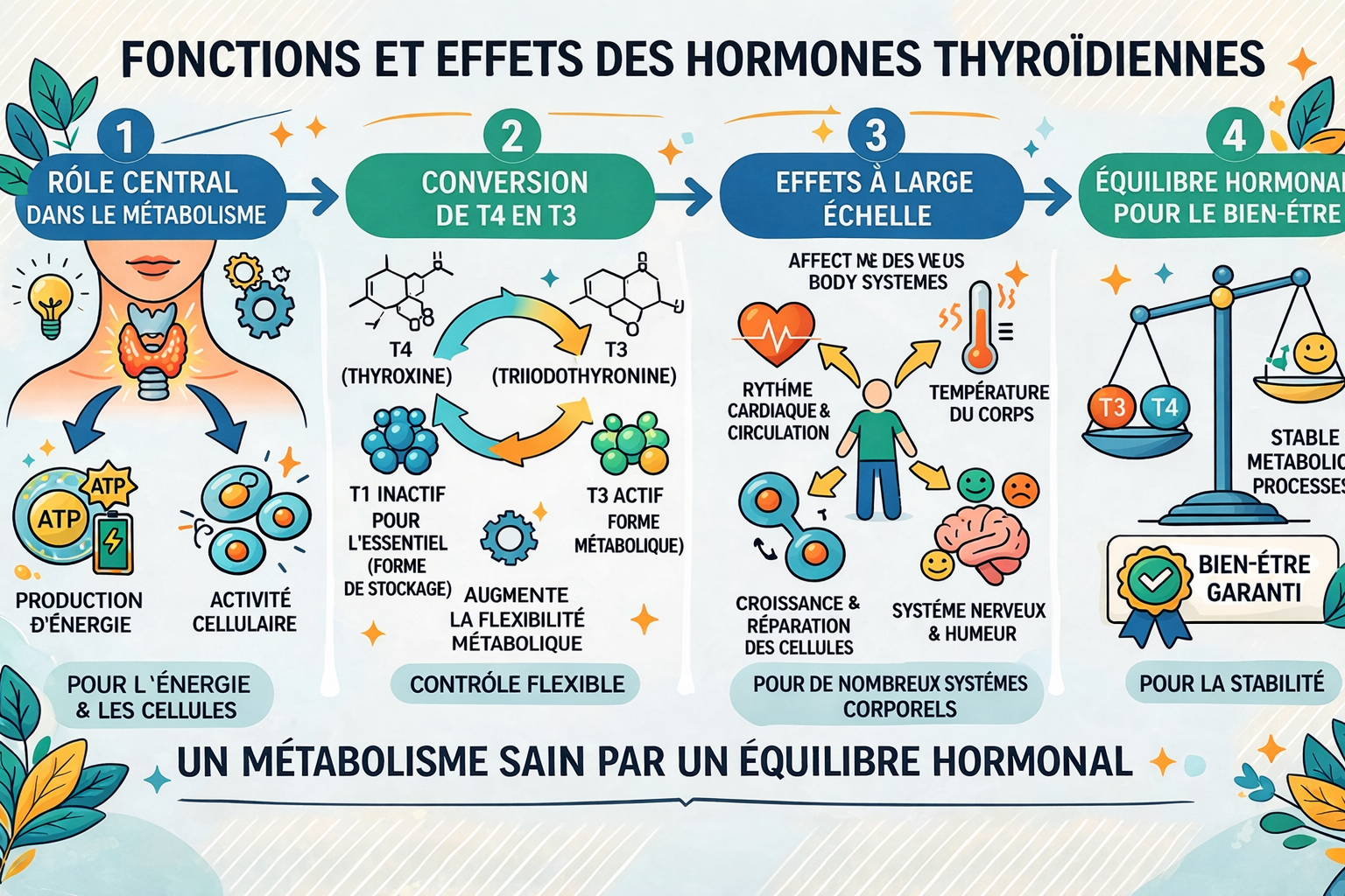 Lévothyroxine sodique T4 L-thyroxine 100